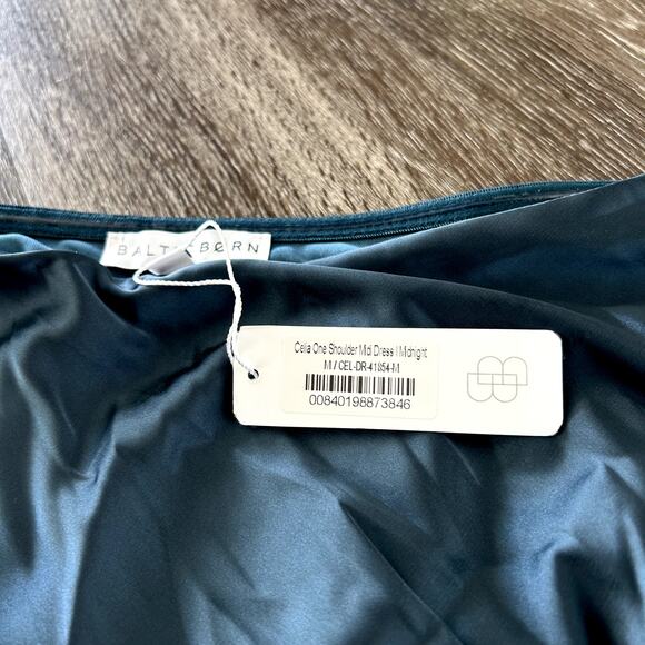 Baltic Born Teal One-Shoulder Midi Dress - Picture 4 of 16